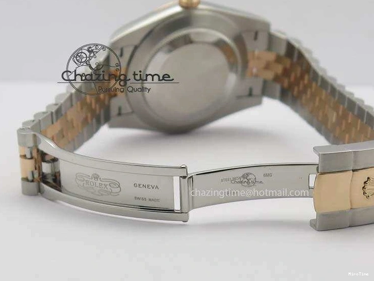 MiroTime 0313 Vibrant DateJust 41mm 126303 Noob 1:1 Best Edition RG Wrapped Brown Diam Dial Fluted Bezel On Jubilee Bracelet A 3781